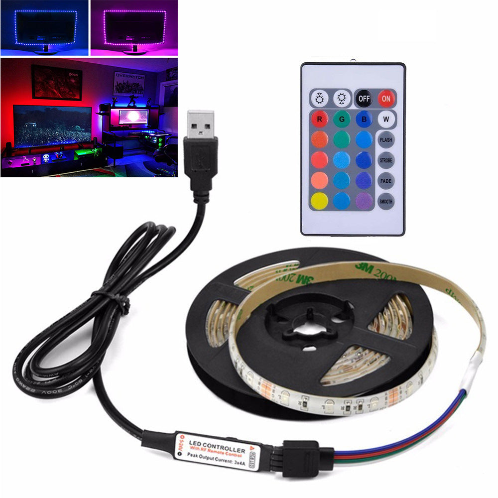 RGB LED Strip Light 5050 - Waterproof, Multicolor, 10m & 5m Rolls, for Indoor/Outdoor Use
