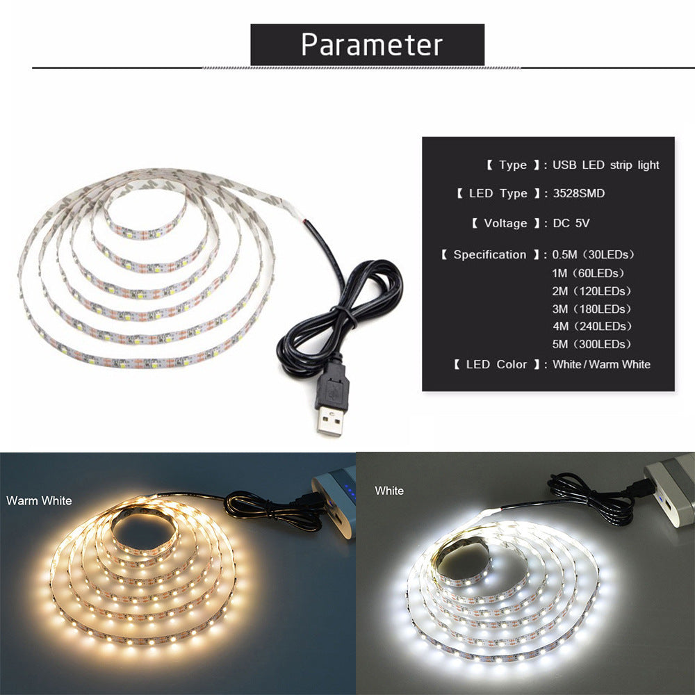 RGB LED Strip Light 5050 - Waterproof, Multicolor, 10m & 5m Rolls, for Indoor/Outdoor Use